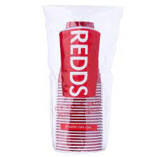 Redds Plastic Red Cups 450ml 25pk