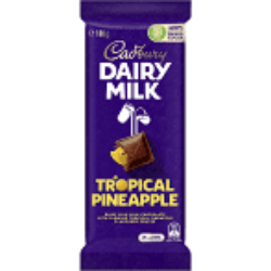 Cadbury Dairy Milk Tropical Pineapple Block 180g