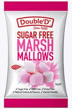 Double D Marshmallows Sugar Free 70g