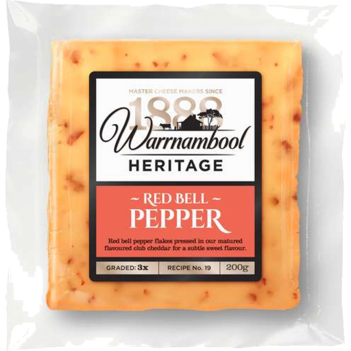 Warrnambool Cheese Red Bell Pepper 200g