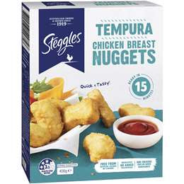 Steggles Chicken Nuggets Tempura 400g