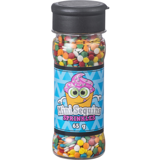 Cake Delights Mini Sequins Sprinkles Shaker 65g