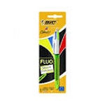 Bic 4 Colour Pen Fluro 1pk