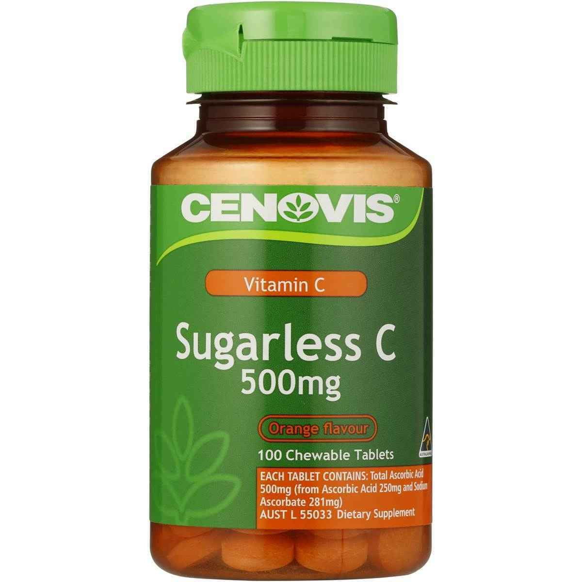 Cenovis Sugarless Vitamin C 500mg 100 tablets