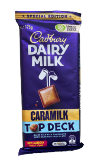 Cadbury Caramilk Top Deck Block 175g