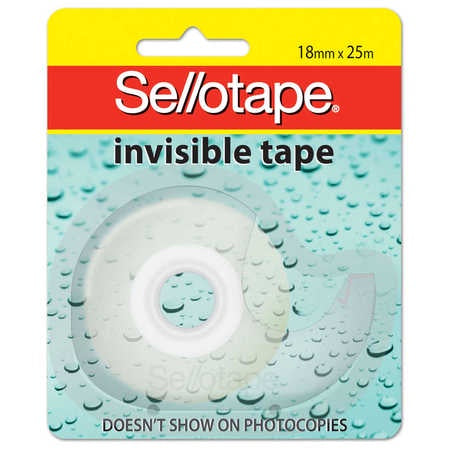 Sellotape Invisible Sticky Tape 18mm x 25m