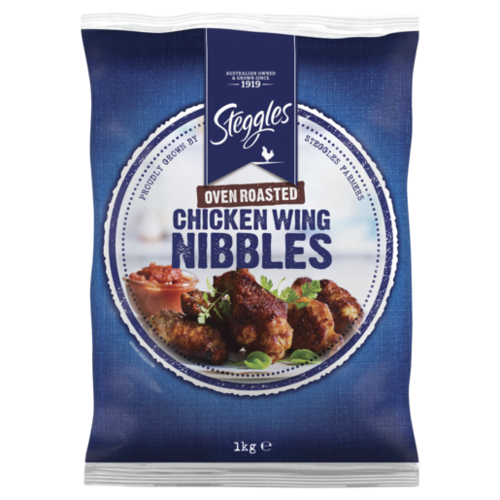Steggles Chicken Wing Nibbles Oven Roasted 1kg