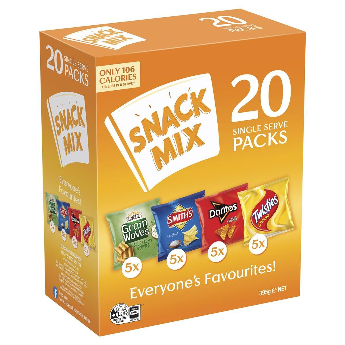 Smiths Multipack Snack Mix 20pk