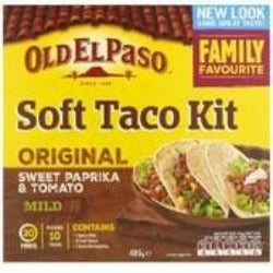 Old El Paso Soft Taco Kit Original 405g