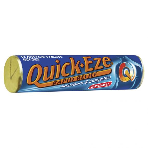 Quick-Eze Rapid Relief Original 12 Tablets