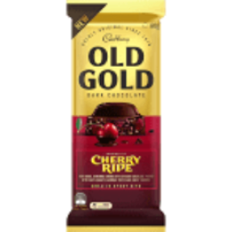 Cadbury Old Gold Cherry Ripe Block 180g