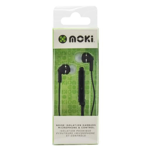 Moki Noise Isolation Earbuds Microphone & Control