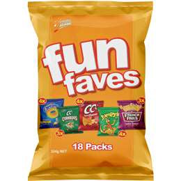 Snack Brands Fun Faves Variety 18pk