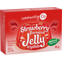 Community Co Strawberry Jelly Crystals 85g