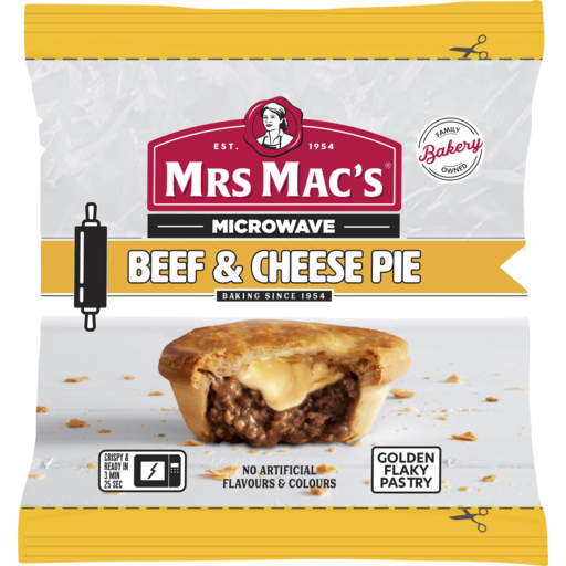 Mrs Macs Microwave Beef & Cheese Pie 175g