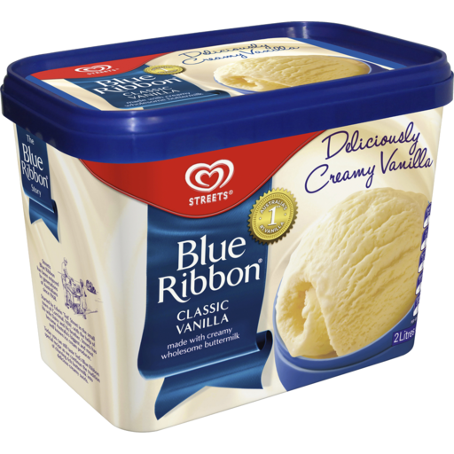Streets Blue Ribbon Ice Cream Vanilla 2L