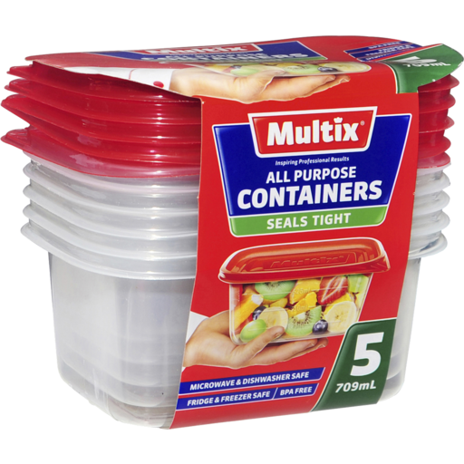 Multix All Purpose Containers 709ml 5pk