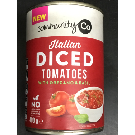 Community Co Tomato Diced Herb 400g
