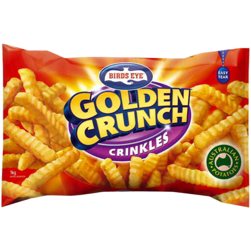 Birds Eye Golden Crunch Crinkle Cut Chips 900g