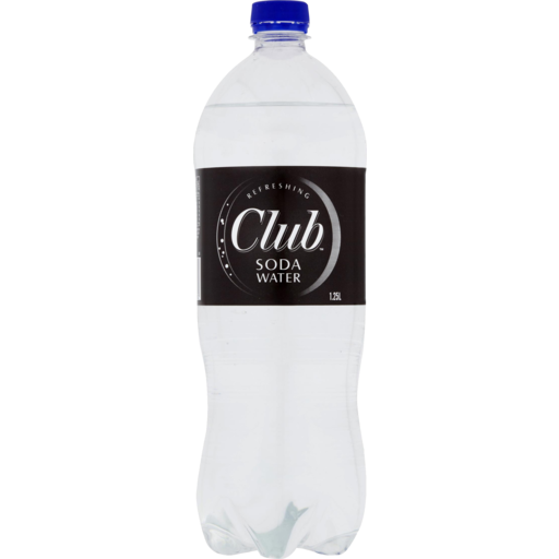 Tru Blu Club Soda Water 1.25L