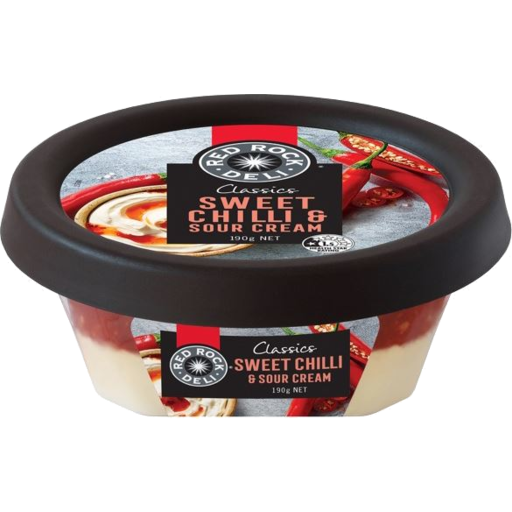 Red Rock Deli Sweet Chilli & Sour Cream Dip 190g