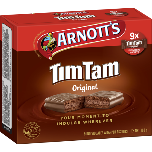 Arnotts Tim Tam Original 162g 9pk