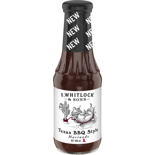 F Whitlock & Sons Texas BBQ Style Marinade 400ml