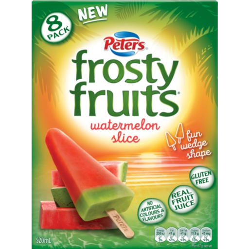 Peters Frosty Fruits Watermelon 8pk