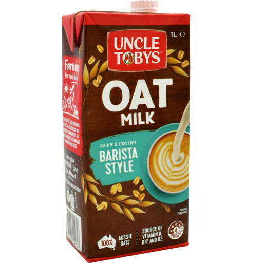 Uncle Tobys Oat Milk Barista UHT 1L