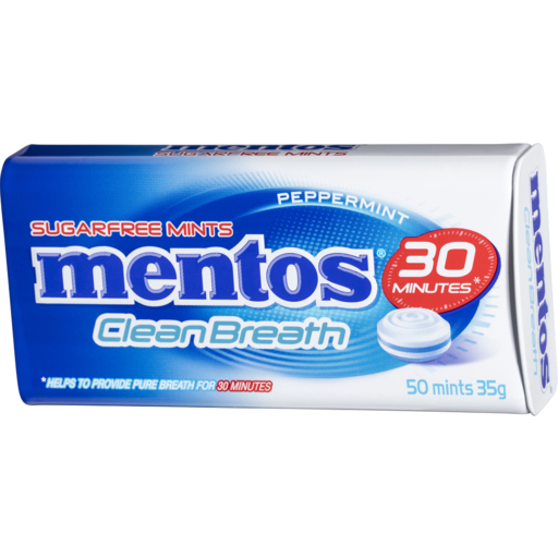 Mentos Mints Clean Breath Sugarfree 35g