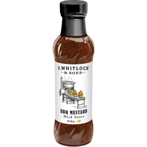 F Whitlock & Son BBQ Mustard Sauce 250ml