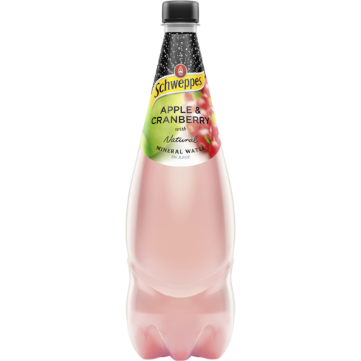 Schweppes Mineral Water Apple Cranberry 1.1L