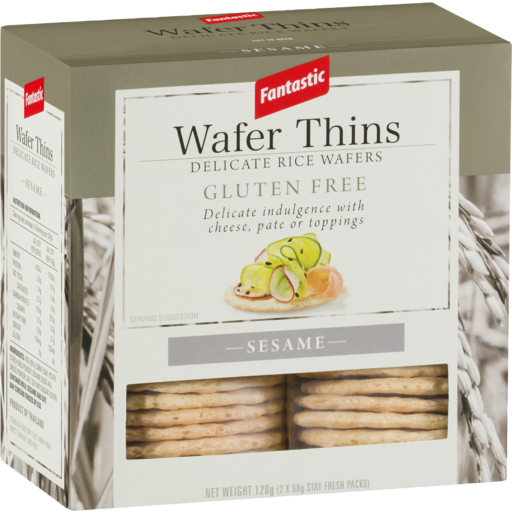 Fantastic Wafer Thins Sesame GF 120g