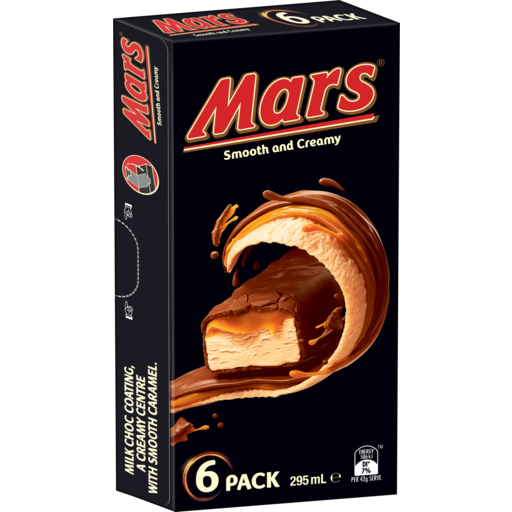 Mars Ice Cream Bar New 295ml 6pk