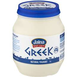 Jalna Greek Yoghurt 1kg