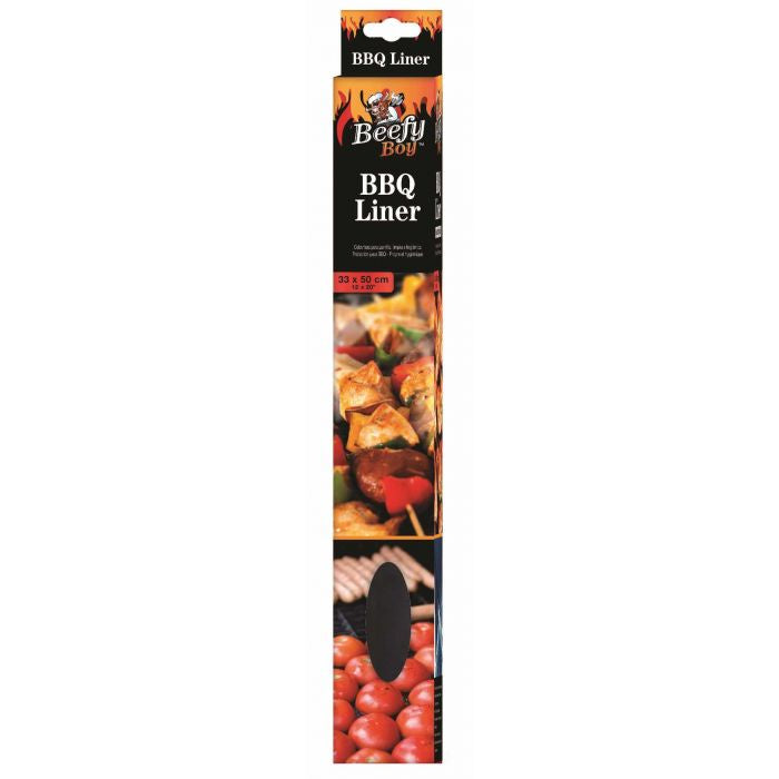 Beefy Boy BBQ Liner Black Teflon 33cm x 50cm