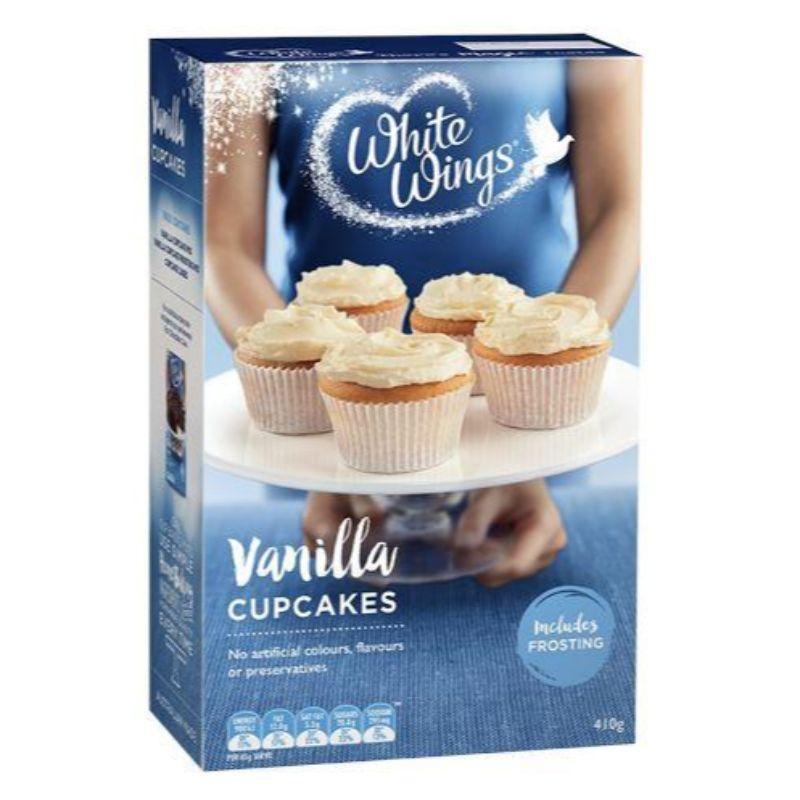 White Wings Vanilla Cupcake 410g