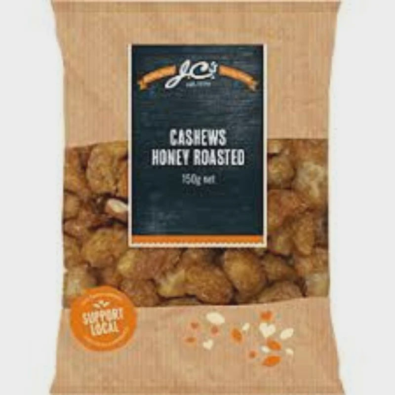 JC Nuts Cashews Honey Roasted 150g
