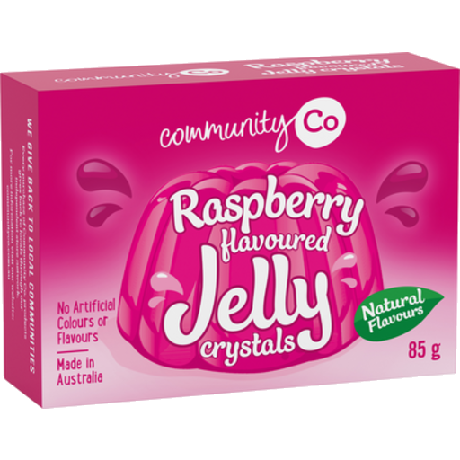 Community Co Raspberry Jelly Crystals 85g