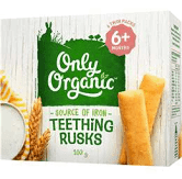 Only Organic Teething Rusks 100g