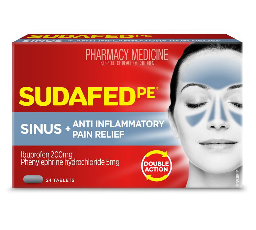 Sudafed PE Sinus & Anti-Inflammatory 20pk